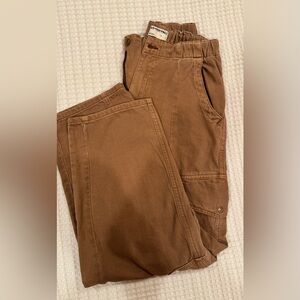 Free People Brown Cargo Pants